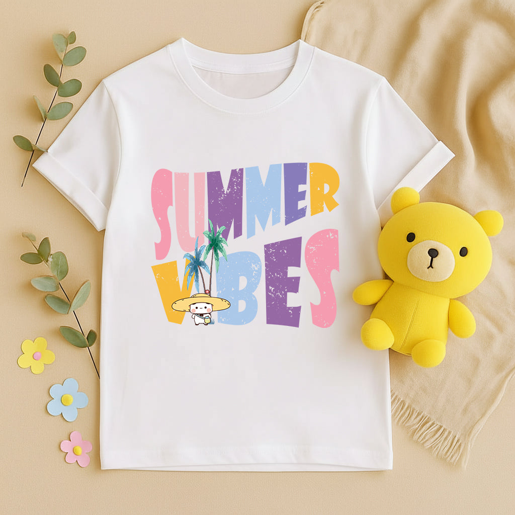 Matching Summer Vibes Couple Shirts | Bubu & Dudu Beach Vacation Tees