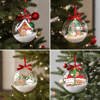 Bubu Dudu Gingerbread Ornament – Cute Kawaii Xmas Tree Hanging Decoration