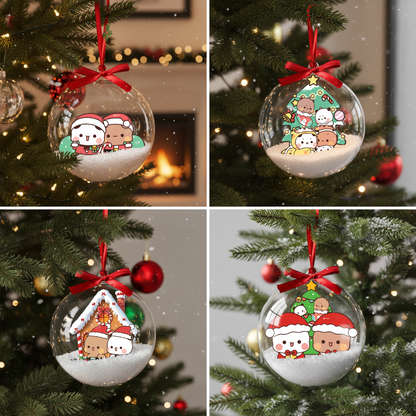 Adorable Bubu Dudu Xmas Ornament – Family Christmas Tree Décor