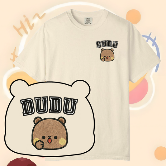 Dudu & Bubu Couple Shirts – Embroidered Design
