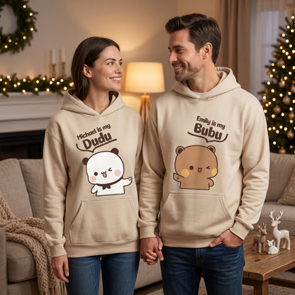 Personalized Bubu & Dudu Matching Hoodie