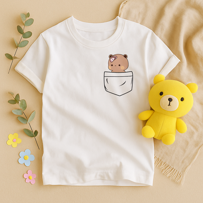 Bubu & Dudu Couple T-Shirts – Pocket Love Tee