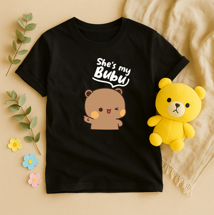 He’s My Dudu, She’s My Bubu Matching Couple T-Shirts