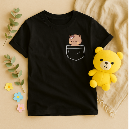 Bubu & Dudu Couple T-Shirts – Pocket Love Tee