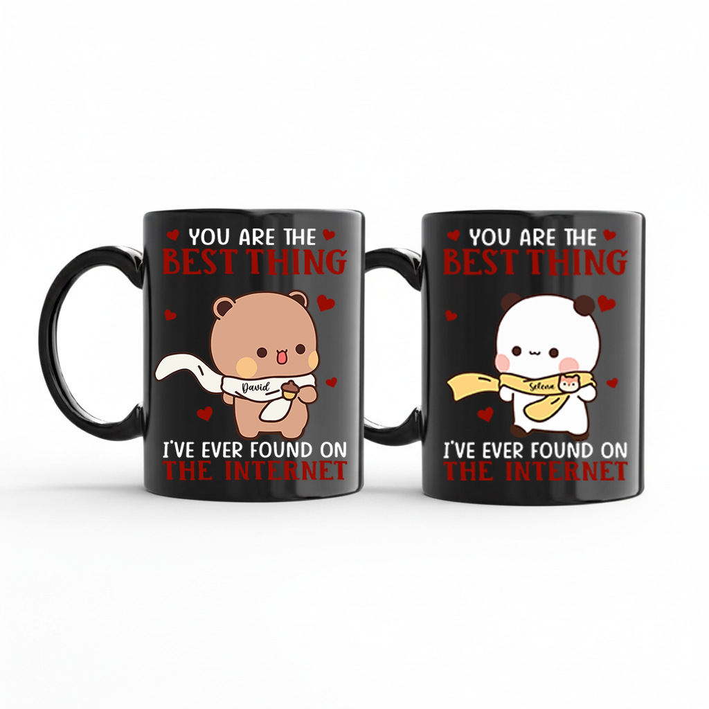 Personalized Bubu & Dudu Couple Mug Set – You Are The Best Thing I've Ever Found on The Internet