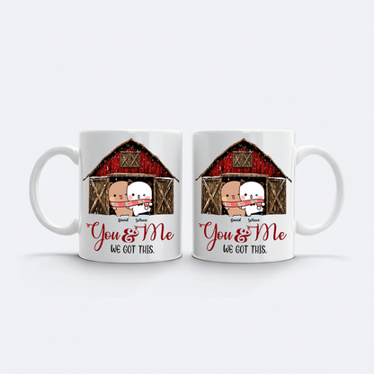Bubu & Dudu You & Me We Got This Mug – Personalized Name Ceramic Coffee Mug