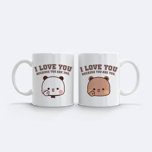 Bubu Dudu Couple Mugs – I Love You