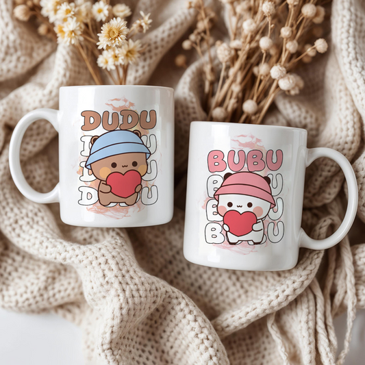 Bubu&Dudu Mug - Hug Heart
