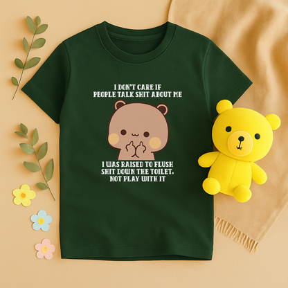 Funny Dudu Bear Graphic Tee – Sarcastic Quote T-Shirt