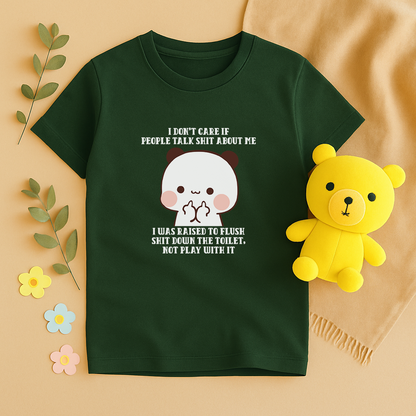 Cute Bubu Bear Graphic Tee – Funny Sarcastic Quote Shirt