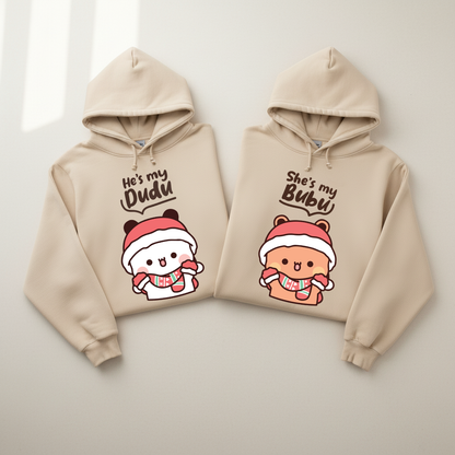 Matching Bubu & Dudu Christmas Hoodies