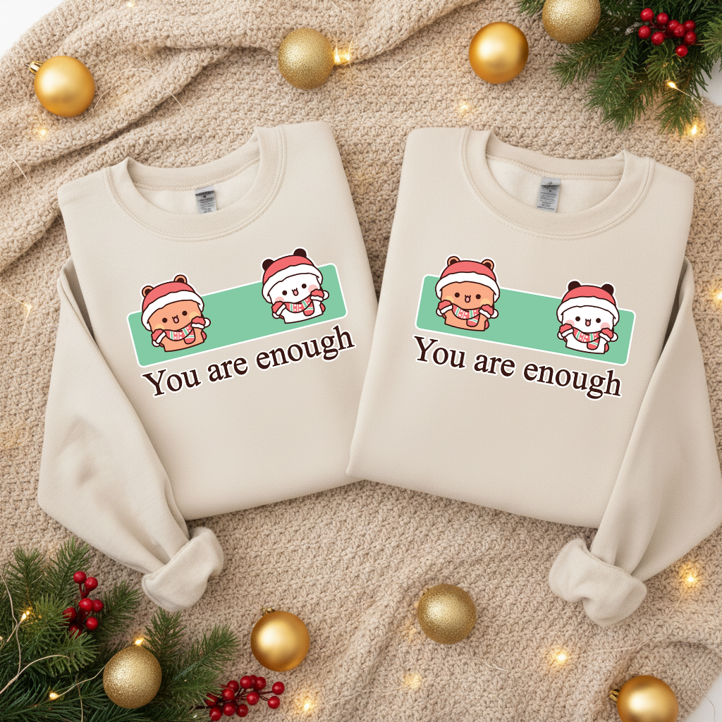 Bubu & Dudu Christmas Sweatshirts – You Are Enough