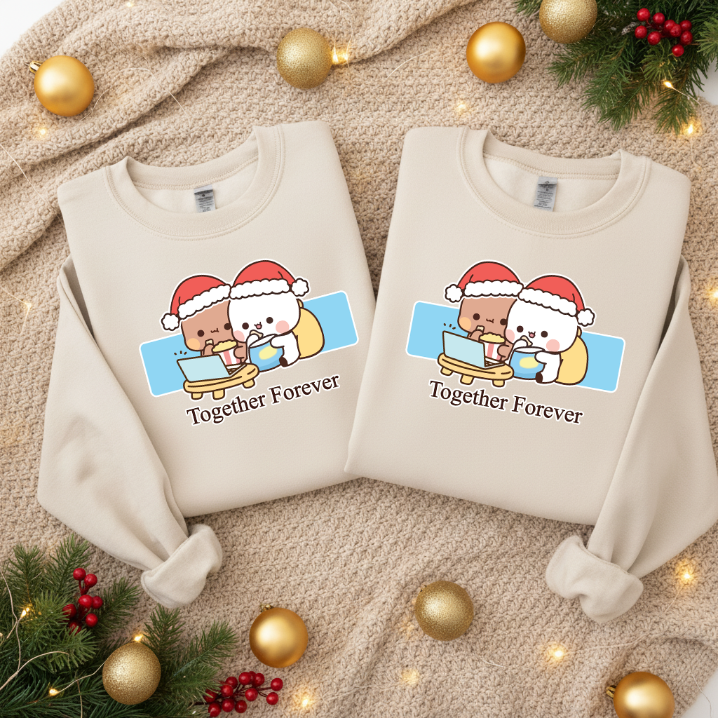 Bubu & Dudu Matching Christmas Sweatshirts – Together Forever