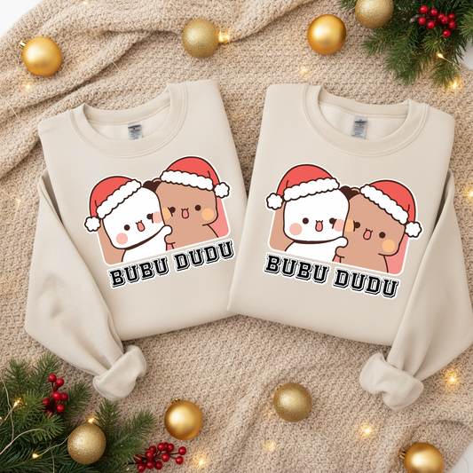 Bubu & Dudu Matching Christmas Sweatshirts