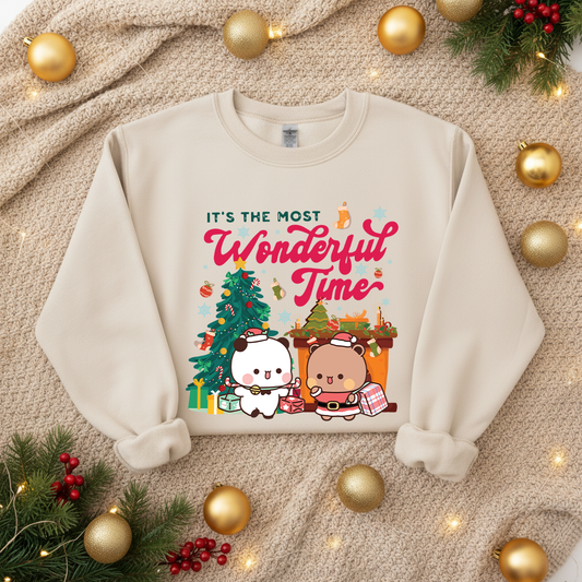 Bubu & Dudu Christmas Sweatshirt – The Most Wonderful Time