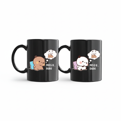 Bubu & Dudu Miss U Couple Mugs – Miss U Dudu & Miss U Bubu