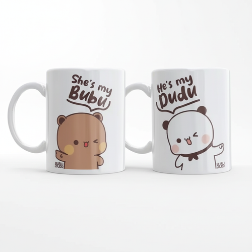Bubu Dudu Mug "He’s my dudu", "She’s my Bubu"