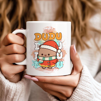 Bubu & Dudu Holiday Mug Set – Christmas Couple Coffee Cups Gift