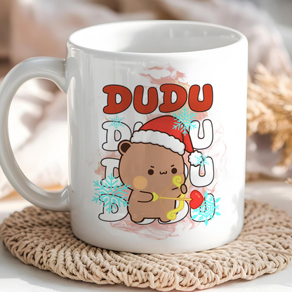 Bubu & Dudu Christmas Couple Mugs – Cute Bear Coffee Mug Gift Set