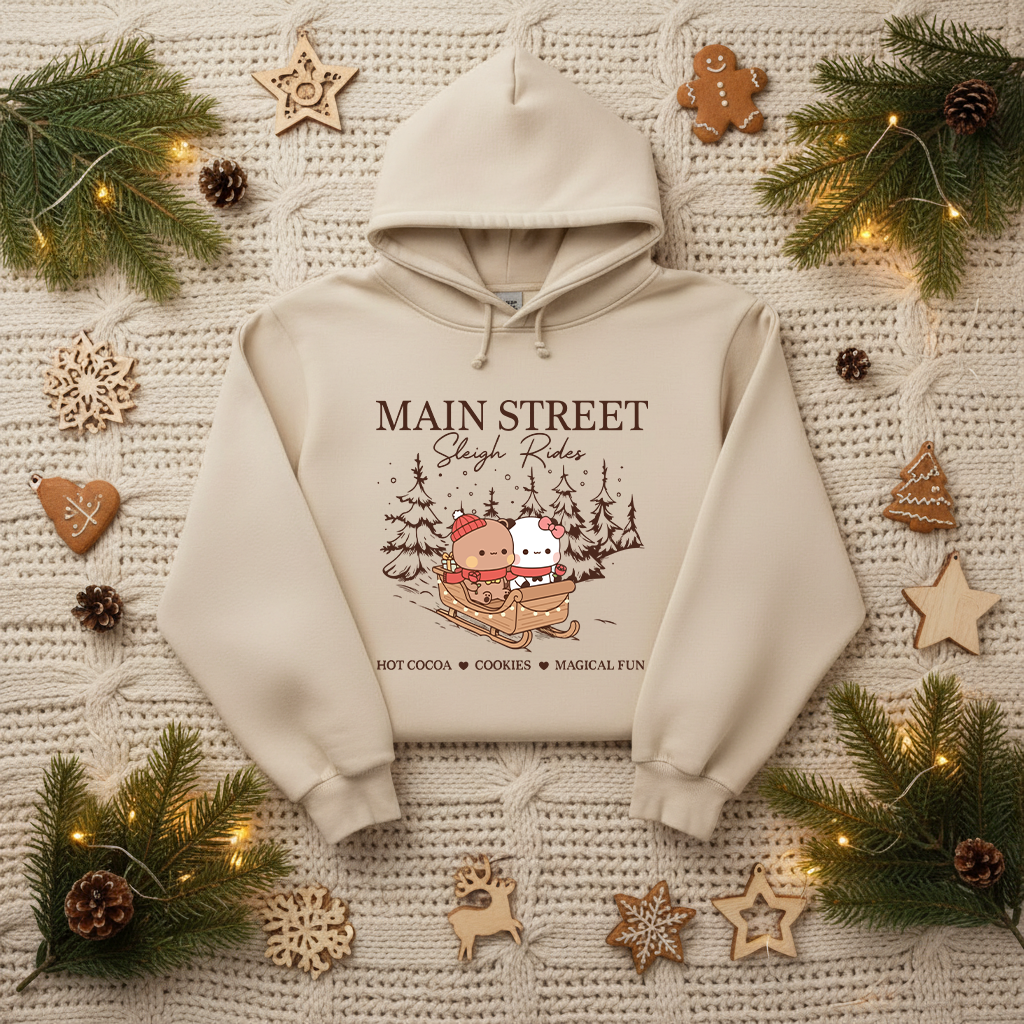 Bubu Dudu Christmas Sleigh Rides Hoodie