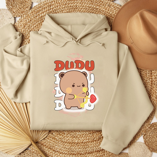Dudu & Bubu Couple Hoodies | Cute Matching Bear Hoodies