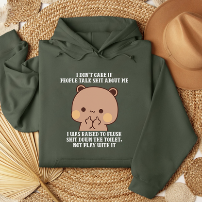 Funny Sarcastic Quote Hoodie – Dudu Cute Bear Unisex Pullover