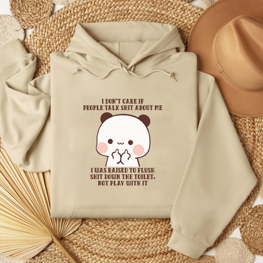 Funny Sarcastic Quote Hoodie – Bubu Cute Panda Unisex Pullover