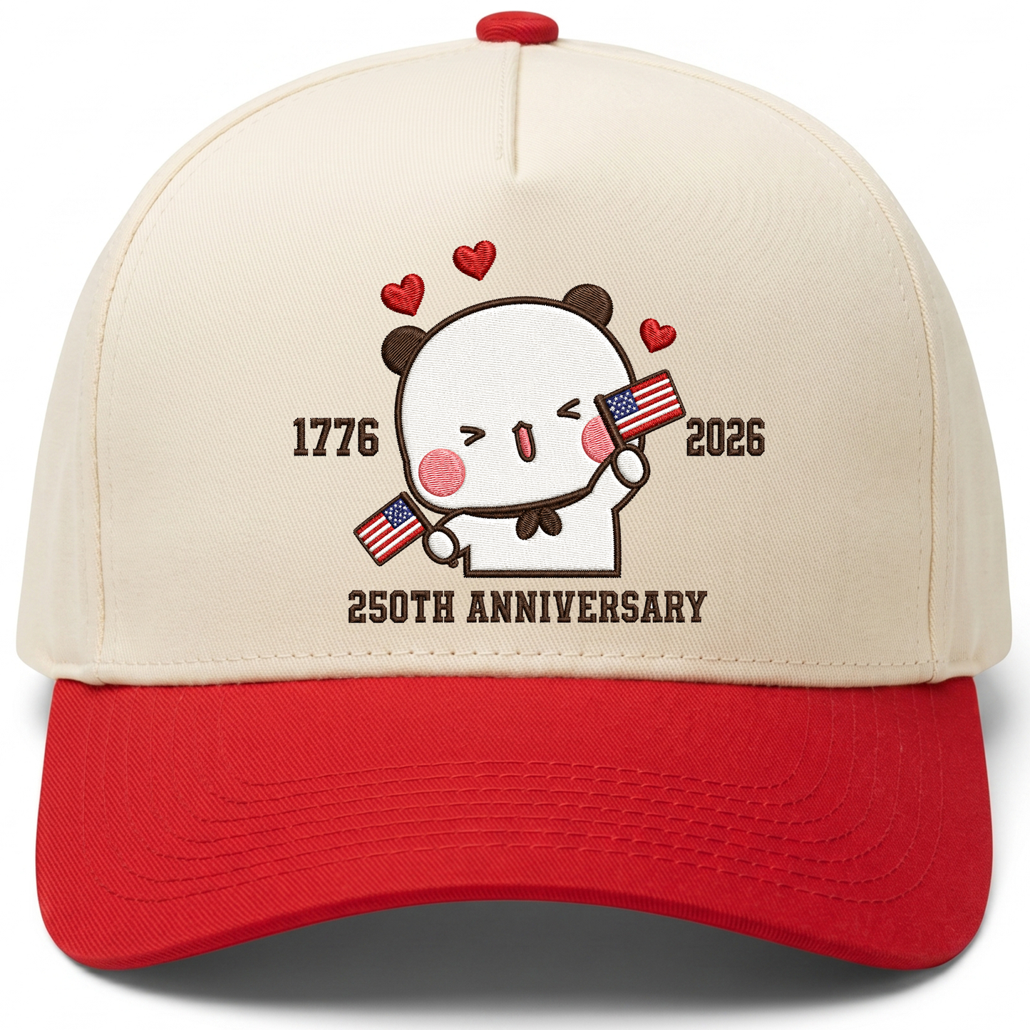 Bubu & Dudu 250th Anniversary Matching Couple Hats – USA Embroidered Caps