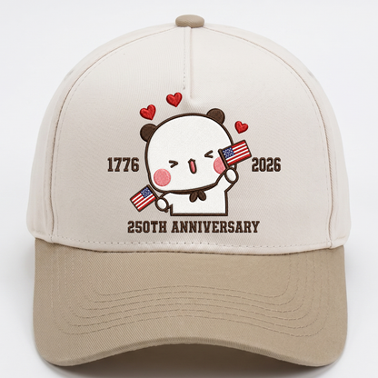 Bubu & Dudu 250th Anniversary Matching Couple Hats – USA Embroidered Caps