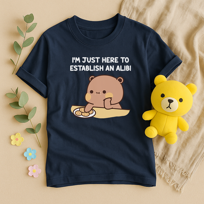 Bubu & Dudu Matching Tees – Funny “Alibi” Couple Shirts