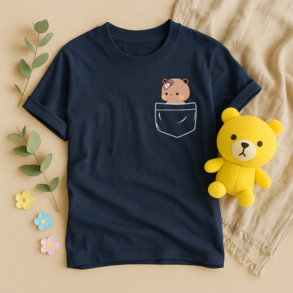 Bubu & Dudu Couple T-Shirts – Pocket Love Tee