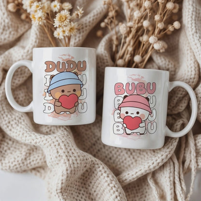 Bubu&Dudu Mug - Hug Heart