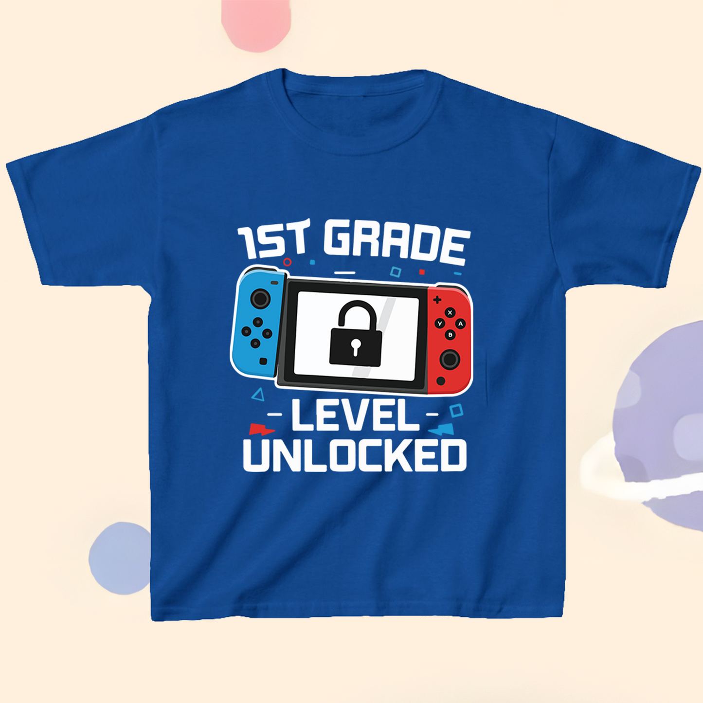T-Shirt Level Unlocked – 1st Grade Gamer