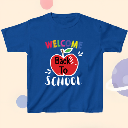 T-Shirt Welcome Back To Shool Apple