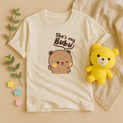 He’s My Dudu, She’s My Bubu Matching Couple T-Shirts