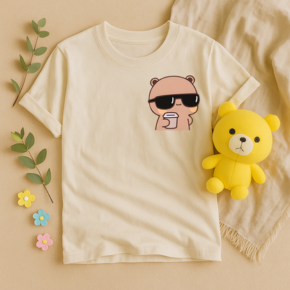 Bubu & Dudu Couple T-Shirts – Kawaii Coffee Bears