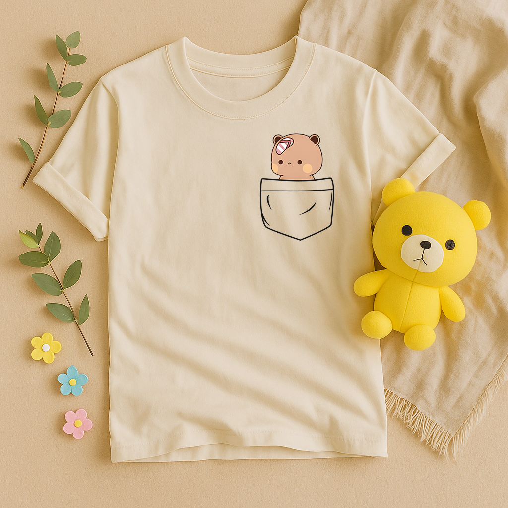 Bubu & Dudu Couple T-Shirts – Pocket Love Tee