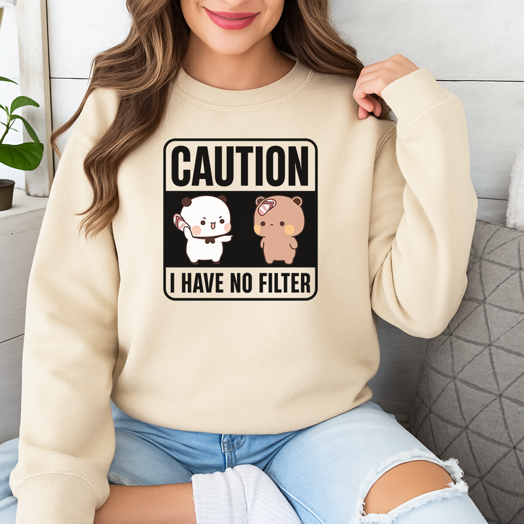 Unfiltered Mood Sweatshirt – Bubu & Dudu Say It All