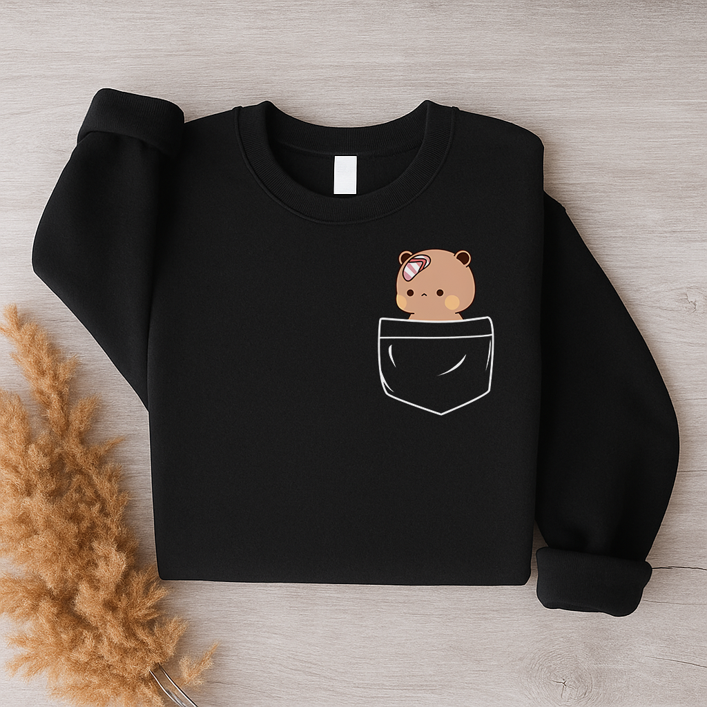 Bubu & Dudu Couple Sweatshirt – Pocket Love