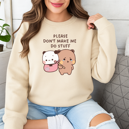 No Motivation Sweatshirt – Bubu & Dudu Edition