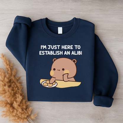 Alibi Couple Sweatshirts – Too Cute to Be Guilty Dudu