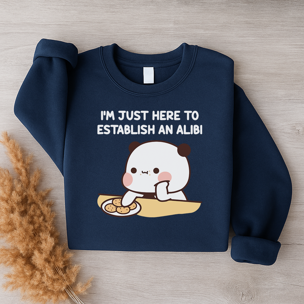 Alibi Couple Sweatshirts – Too Cute to Be Guilty Bubu