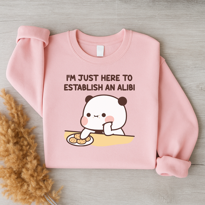 Alibi Couple Sweatshirts – Too Cute to Be Guilty Bubu