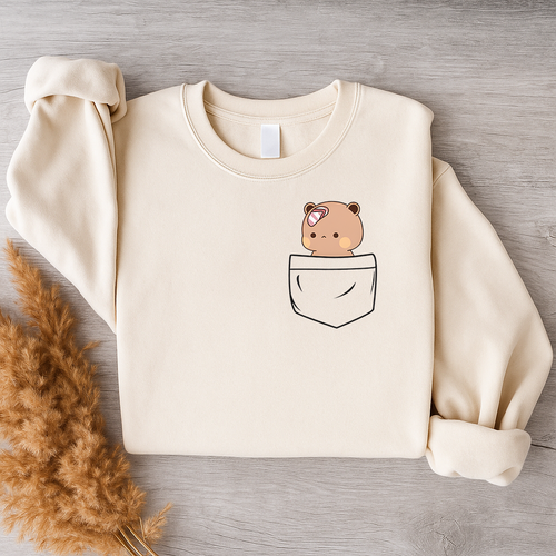 Bubu & Dudu Couple Sweatshirt – Pocket Love