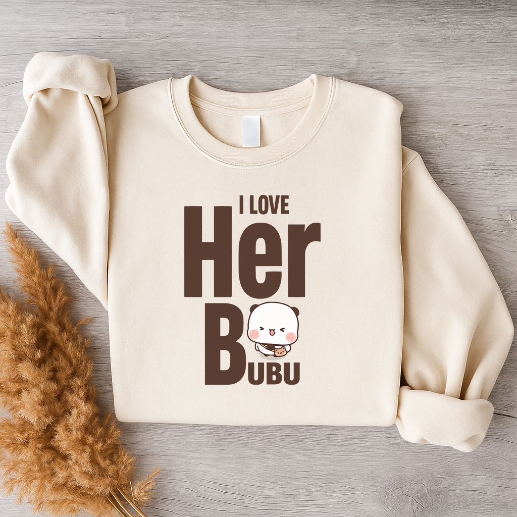 Matching Couple Sweatshirts – Dudu & Bubu Love Edition