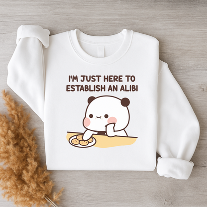 Alibi Couple Sweatshirts – Too Cute to Be Guilty Bubu