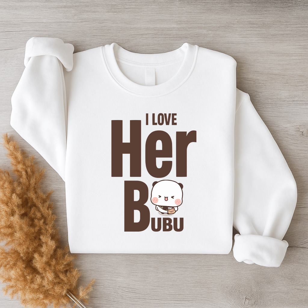 Matching Couple Sweatshirts – Dudu & Bubu Love Edition