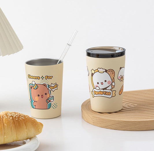 Bubu Dudu Thermal Cup – Stainless Steel Tumbler for Hot & Cold Drinks