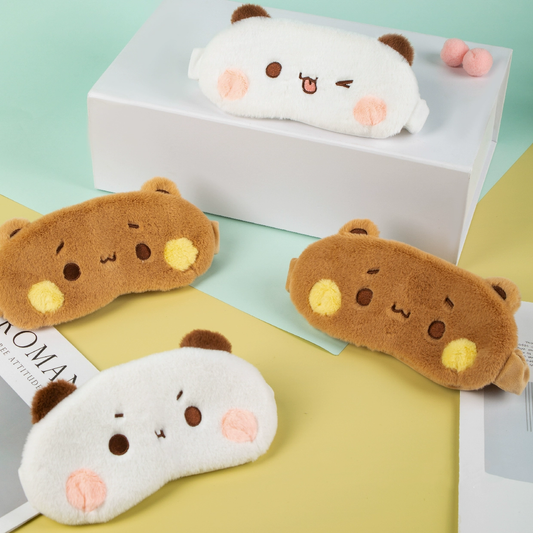 Plush Bear Sleep Mask – Soft, Cute & Comfy for a Good Night’s Rest