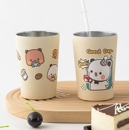 Bubu Dudu Thermal Cup – Stainless Steel Tumbler for Hot & Cold Drinks